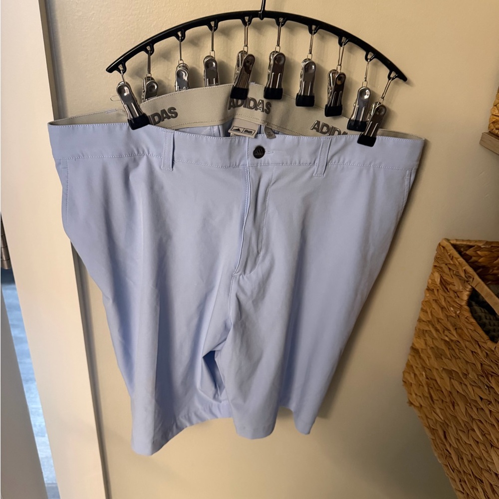 Adidas Men's Sky Blue Athletic Shorts